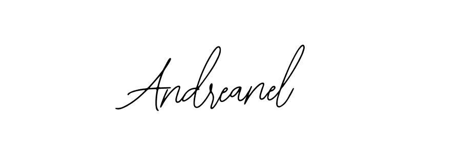 You should practise on your own different ways (Bearetta-2O07w) to write your name (Andreanel) in signature. don't let someone else do it for you. Andreanel signature style 12 images and pictures png