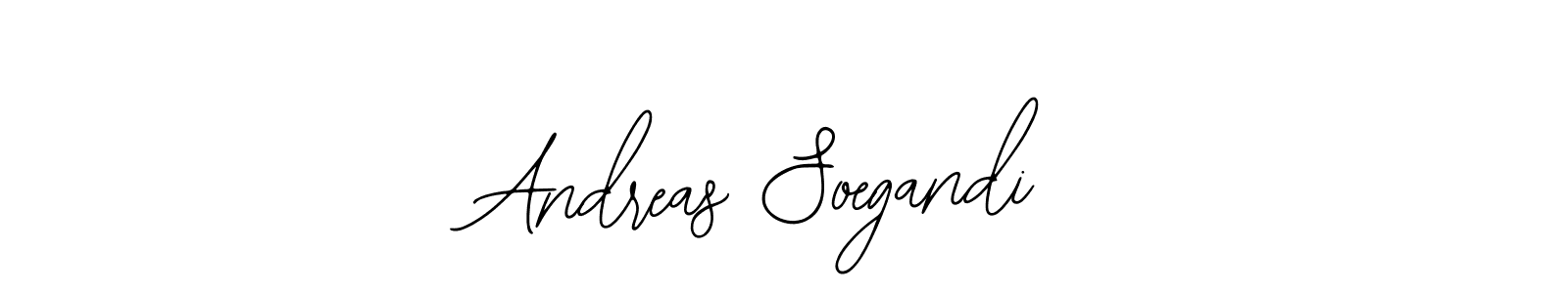 The best way (Bearetta-2O07w) to make a short signature is to pick only two or three words in your name. The name Andreas Soegandi include a total of six letters. For converting this name. Andreas Soegandi signature style 12 images and pictures png