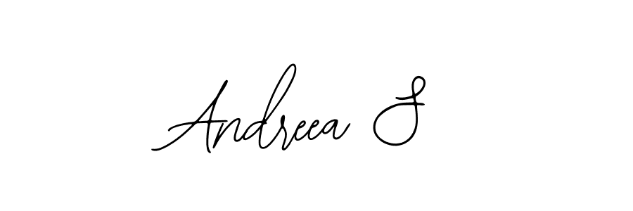 This is the best signature style for the Andreea S name. Also you like these signature font (Bearetta-2O07w). Mix name signature. Andreea S signature style 12 images and pictures png