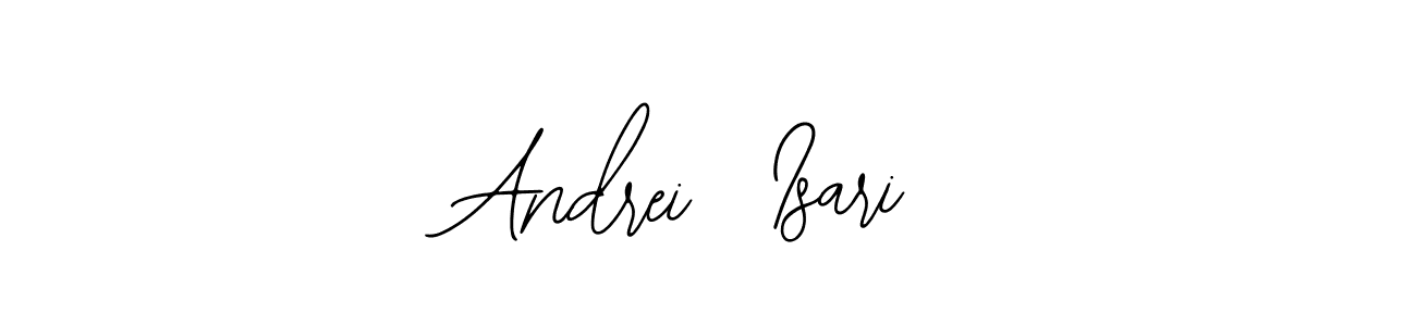 Use a signature maker to create a handwritten signature online. With this signature software, you can design (Bearetta-2O07w) your own signature for name Andrei  Isari. Andrei  Isari signature style 12 images and pictures png