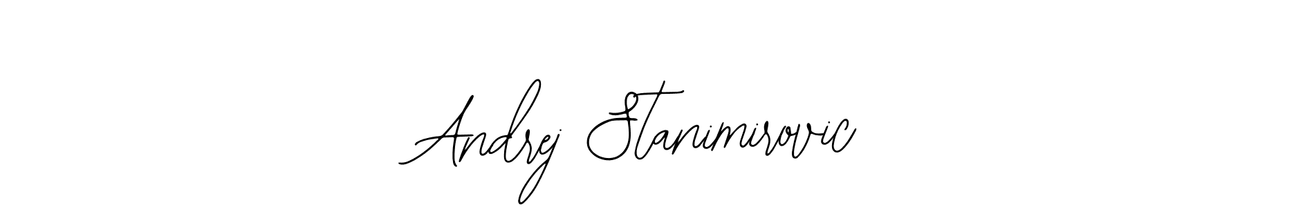 Make a beautiful signature design for name Andrej Stanimirovic. With this signature (Bearetta-2O07w) style, you can create a handwritten signature for free. Andrej Stanimirovic signature style 12 images and pictures png