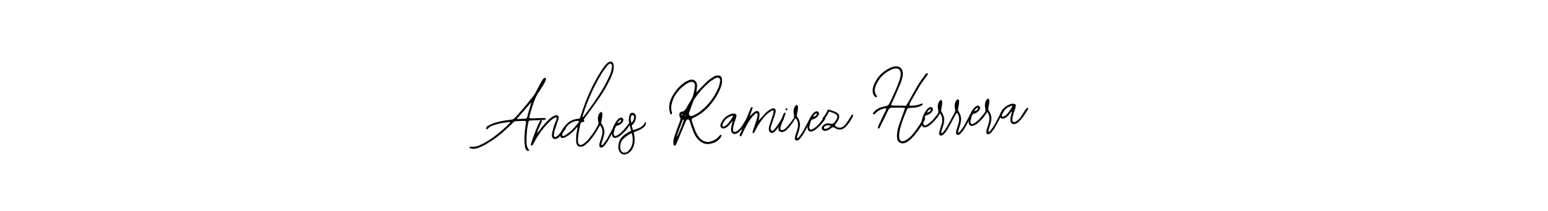 How to make Andres Ramirez Herrera name signature. Use Bearetta-2O07w style for creating short signs online. This is the latest handwritten sign. Andres Ramirez Herrera signature style 12 images and pictures png