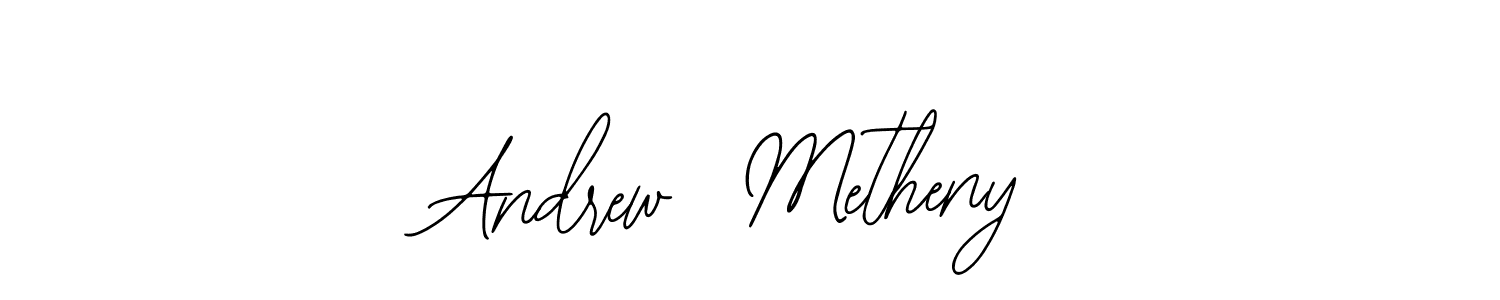 Similarly Bearetta-2O07w is the best handwritten signature design. Signature creator online .You can use it as an online autograph creator for name Andrew  Metheny. Andrew  Metheny signature style 12 images and pictures png