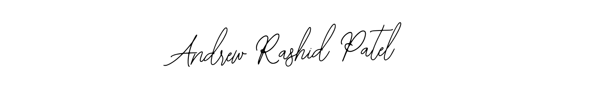 The best way (Bearetta-2O07w) to make a short signature is to pick only two or three words in your name. The name Andrew Rashid Patel include a total of six letters. For converting this name. Andrew Rashid Patel signature style 12 images and pictures png