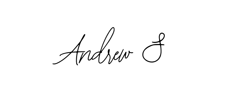 You should practise on your own different ways (Bearetta-2O07w) to write your name (Andrew S) in signature. don't let someone else do it for you. Andrew S signature style 12 images and pictures png