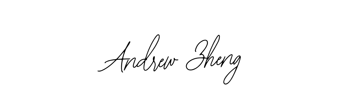 if you are searching for the best signature style for your name Andrew Zheng. so please give up your signature search. here we have designed multiple signature styles  using Bearetta-2O07w. Andrew Zheng signature style 12 images and pictures png