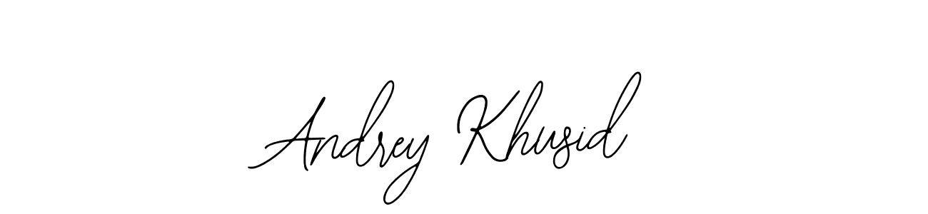 Also we have Andrey Khusid name is the best signature style. Create professional handwritten signature collection using Bearetta-2O07w autograph style. Andrey Khusid signature style 12 images and pictures png