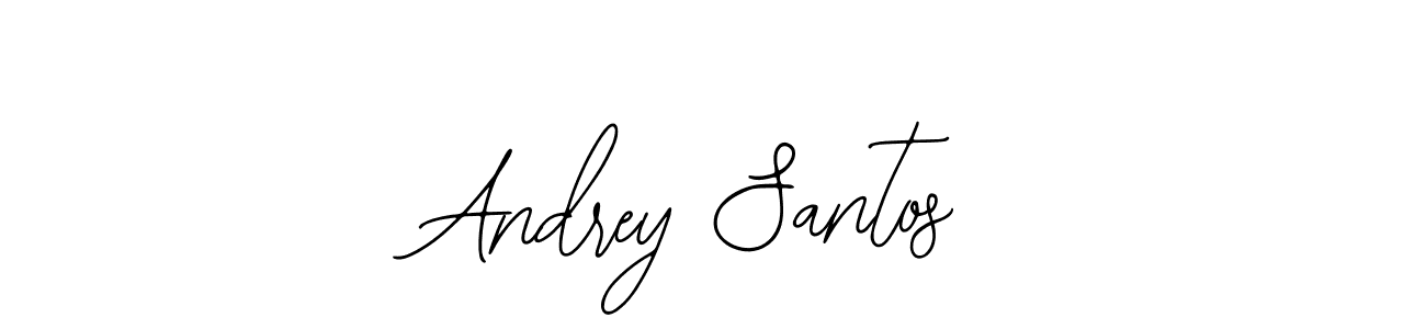 How to make Andrey Santos signature? Bearetta-2O07w is a professional autograph style. Create handwritten signature for Andrey Santos name. Andrey Santos signature style 12 images and pictures png