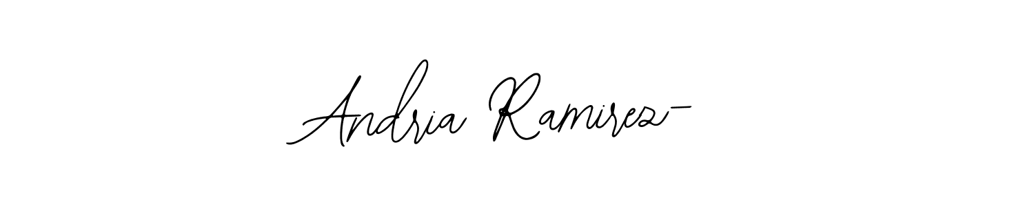 It looks lik you need a new signature style for name Andria Ramirez-. Design unique handwritten (Bearetta-2O07w) signature with our free signature maker in just a few clicks. Andria Ramirez- signature style 12 images and pictures png