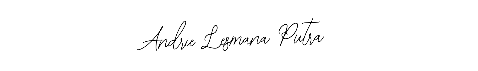 Design your own signature with our free online signature maker. With this signature software, you can create a handwritten (Bearetta-2O07w) signature for name Andrie Lesmana Putra. Andrie Lesmana Putra signature style 12 images and pictures png