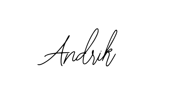 How to Draw Andrik signature style? Bearetta-2O07w is a latest design signature styles for name Andrik. Andrik signature style 12 images and pictures png