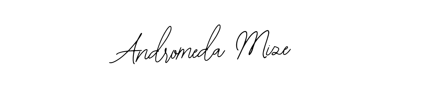 Also You can easily find your signature by using the search form. We will create Andromeda Mize name handwritten signature images for you free of cost using Bearetta-2O07w sign style. Andromeda Mize signature style 12 images and pictures png