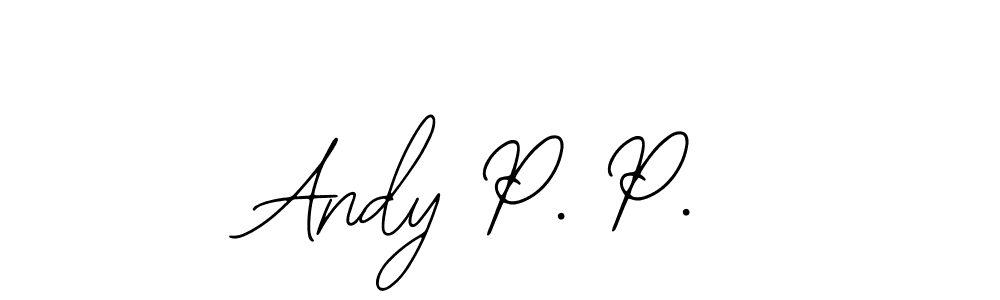 if you are searching for the best signature style for your name Andy P. P.. so please give up your signature search. here we have designed multiple signature styles  using Bearetta-2O07w. Andy P. P. signature style 12 images and pictures png