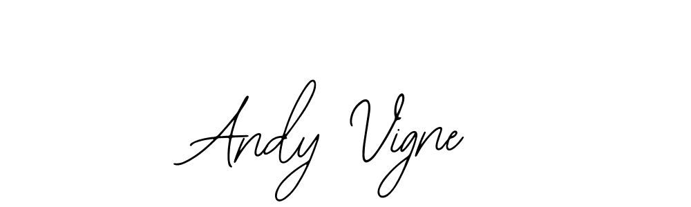 if you are searching for the best signature style for your name Andy Vigne. so please give up your signature search. here we have designed multiple signature styles  using Bearetta-2O07w. Andy Vigne signature style 12 images and pictures png