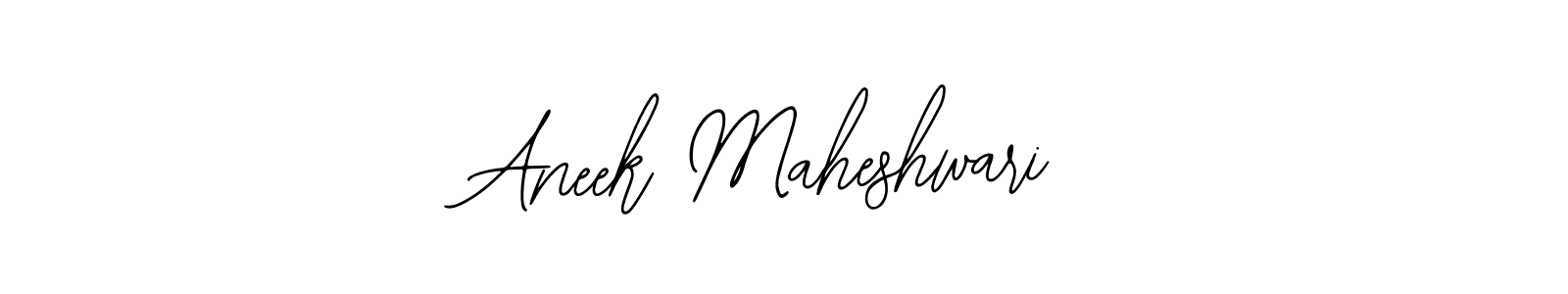 Bearetta-2O07w is a professional signature style that is perfect for those who want to add a touch of class to their signature. It is also a great choice for those who want to make their signature more unique. Get Aneek Maheshwari name to fancy signature for free. Aneek Maheshwari signature style 12 images and pictures png