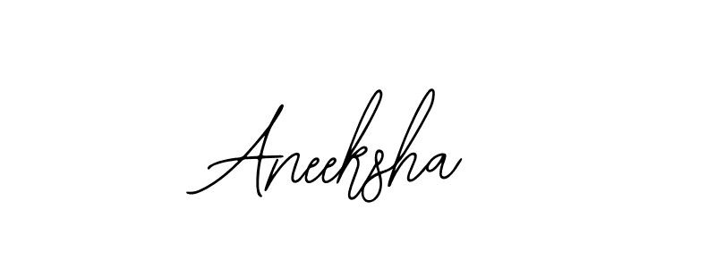 How to make Aneeksha name signature. Use Bearetta-2O07w style for creating short signs online. This is the latest handwritten sign. Aneeksha signature style 12 images and pictures png