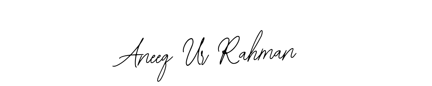 It looks lik you need a new signature style for name Aneeq Ur Rahman. Design unique handwritten (Bearetta-2O07w) signature with our free signature maker in just a few clicks. Aneeq Ur Rahman signature style 12 images and pictures png