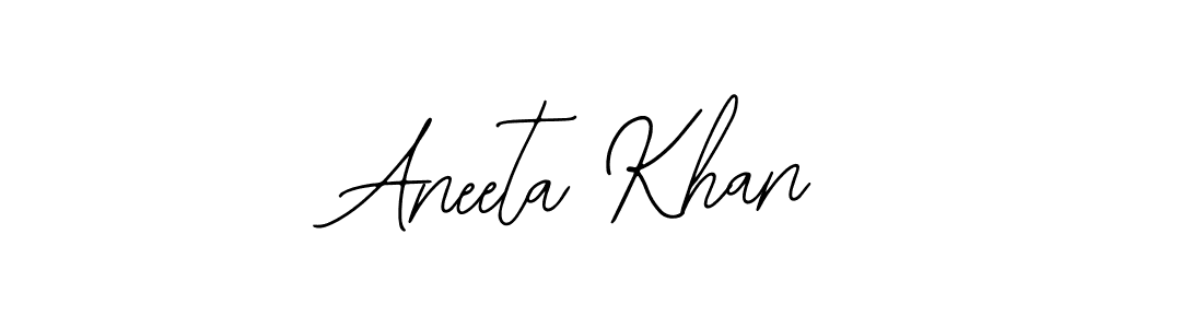 Make a beautiful signature design for name Aneeta Khan. With this signature (Bearetta-2O07w) style, you can create a handwritten signature for free. Aneeta Khan signature style 12 images and pictures png