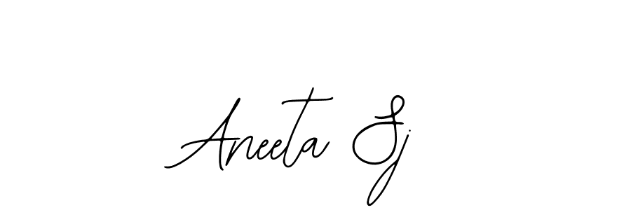 Design your own signature with our free online signature maker. With this signature software, you can create a handwritten (Bearetta-2O07w) signature for name Aneeta Sj. Aneeta Sj signature style 12 images and pictures png
