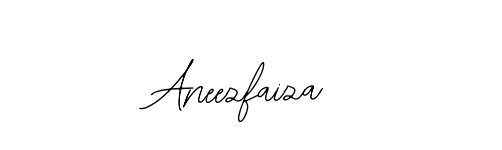 How to make Aneezfaiza name signature. Use Bearetta-2O07w style for creating short signs online. This is the latest handwritten sign. Aneezfaiza signature style 12 images and pictures png