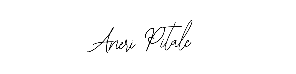 How to make Aneri Pitale name signature. Use Bearetta-2O07w style for creating short signs online. This is the latest handwritten sign. Aneri Pitale signature style 12 images and pictures png