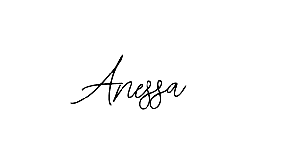 You should practise on your own different ways (Bearetta-2O07w) to write your name (Anessa) in signature. don't let someone else do it for you. Anessa signature style 12 images and pictures png