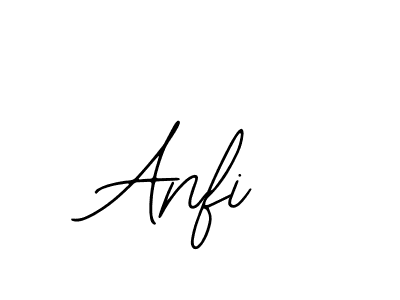 You should practise on your own different ways (Bearetta-2O07w) to write your name (Anfi) in signature. don't let someone else do it for you. Anfi signature style 12 images and pictures png