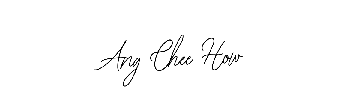 Bearetta-2O07w is a professional signature style that is perfect for those who want to add a touch of class to their signature. It is also a great choice for those who want to make their signature more unique. Get Ang Chee How name to fancy signature for free. Ang Chee How signature style 12 images and pictures png