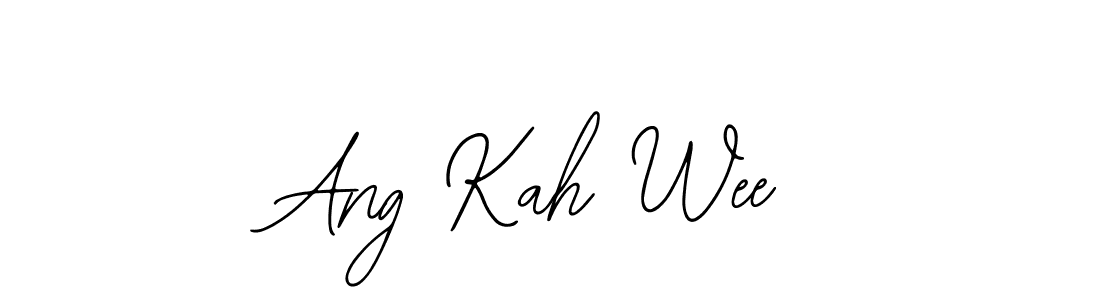 Also You can easily find your signature by using the search form. We will create Ang Kah Wee name handwritten signature images for you free of cost using Bearetta-2O07w sign style. Ang Kah Wee signature style 12 images and pictures png