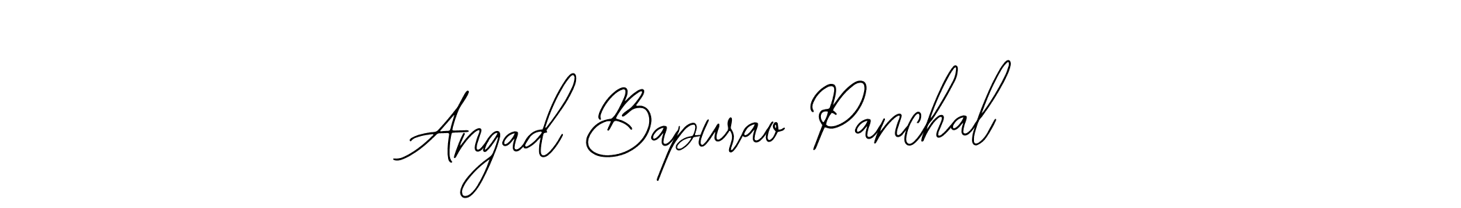 Design your own signature with our free online signature maker. With this signature software, you can create a handwritten (Bearetta-2O07w) signature for name Angad Bapurao Panchal. Angad Bapurao Panchal signature style 12 images and pictures png