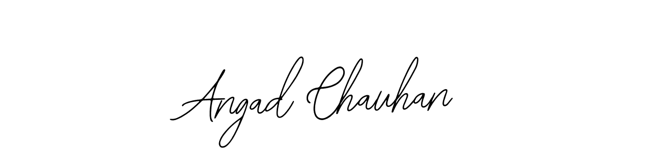 Create a beautiful signature design for name Angad Chauhan. With this signature (Bearetta-2O07w) fonts, you can make a handwritten signature for free. Angad Chauhan signature style 12 images and pictures png