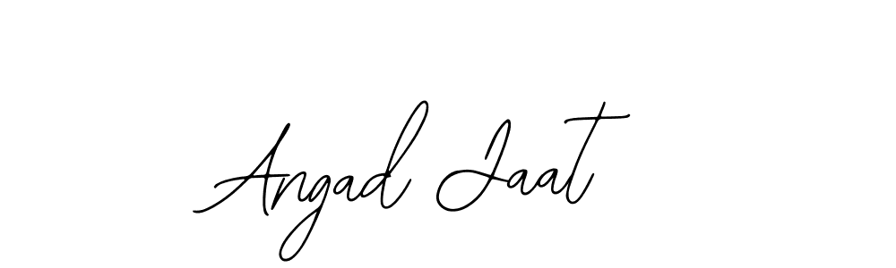 if you are searching for the best signature style for your name Angad Jaat. so please give up your signature search. here we have designed multiple signature styles  using Bearetta-2O07w. Angad Jaat signature style 12 images and pictures png