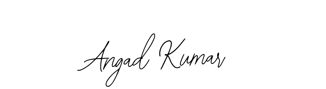 Design your own signature with our free online signature maker. With this signature software, you can create a handwritten (Bearetta-2O07w) signature for name Angad Kumar. Angad Kumar signature style 12 images and pictures png