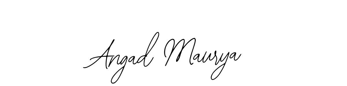 How to make Angad Maurya signature? Bearetta-2O07w is a professional autograph style. Create handwritten signature for Angad Maurya name. Angad Maurya signature style 12 images and pictures png