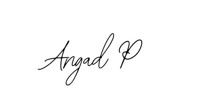 How to make Angad P signature? Bearetta-2O07w is a professional autograph style. Create handwritten signature for Angad P name. Angad P signature style 12 images and pictures png