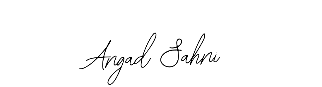 Make a beautiful signature design for name Angad Sahni. Use this online signature maker to create a handwritten signature for free. Angad Sahni signature style 12 images and pictures png