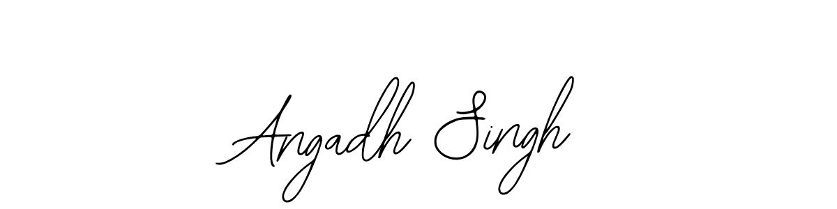 Also You can easily find your signature by using the search form. We will create Angadh Singh name handwritten signature images for you free of cost using Bearetta-2O07w sign style. Angadh Singh signature style 12 images and pictures png
