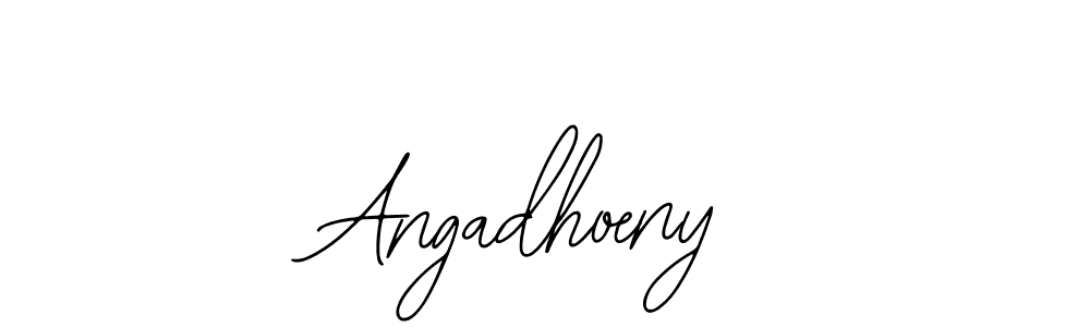 How to make Angadhoeny signature? Bearetta-2O07w is a professional autograph style. Create handwritten signature for Angadhoeny name. Angadhoeny signature style 12 images and pictures png