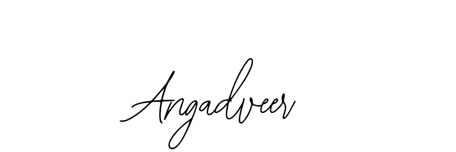The best way (Bearetta-2O07w) to make a short signature is to pick only two or three words in your name. The name Angadveer include a total of six letters. For converting this name. Angadveer signature style 12 images and pictures png