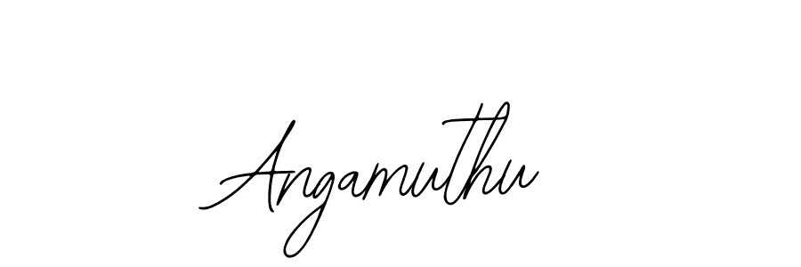 Also we have Angamuthu name is the best signature style. Create professional handwritten signature collection using Bearetta-2O07w autograph style. Angamuthu signature style 12 images and pictures png