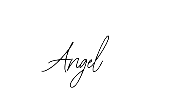 How to make Angel  name signature. Use Bearetta-2O07w style for creating short signs online. This is the latest handwritten sign. Angel  signature style 12 images and pictures png