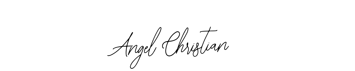 Design your own signature with our free online signature maker. With this signature software, you can create a handwritten (Bearetta-2O07w) signature for name Angel Christian. Angel Christian signature style 12 images and pictures png