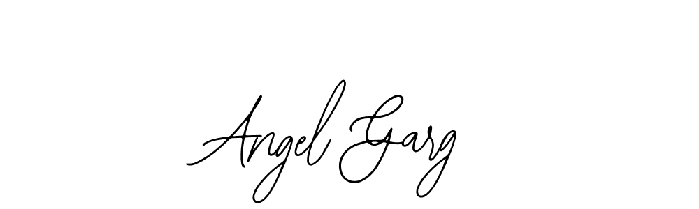 How to make Angel Garg name signature. Use Bearetta-2O07w style for creating short signs online. This is the latest handwritten sign. Angel Garg signature style 12 images and pictures png