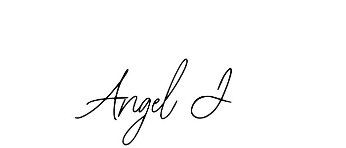 You should practise on your own different ways (Bearetta-2O07w) to write your name (Angel J) in signature. don't let someone else do it for you. Angel J signature style 12 images and pictures png