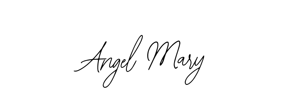 You should practise on your own different ways (Bearetta-2O07w) to write your name (Angel Mary) in signature. don't let someone else do it for you. Angel Mary signature style 12 images and pictures png