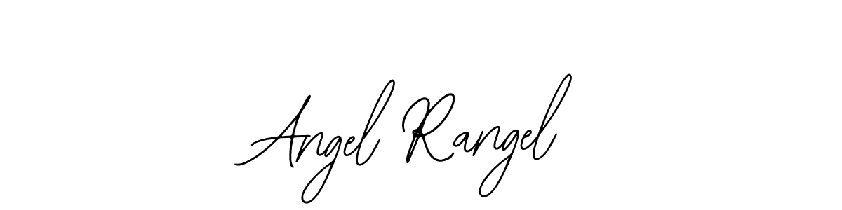 You should practise on your own different ways (Bearetta-2O07w) to write your name (Angel Rangel) in signature. don't let someone else do it for you. Angel Rangel signature style 12 images and pictures png