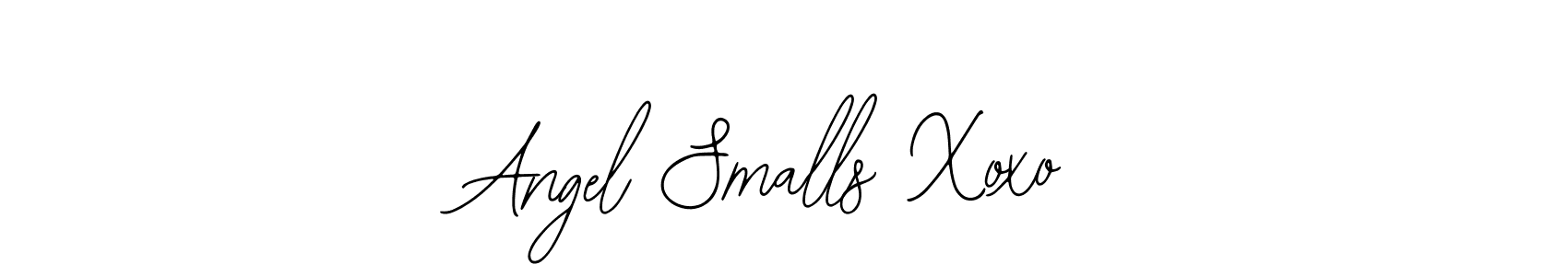 How to make Angel Smalls Xoxo name signature. Use Bearetta-2O07w style for creating short signs online. This is the latest handwritten sign. Angel Smalls Xoxo signature style 12 images and pictures png