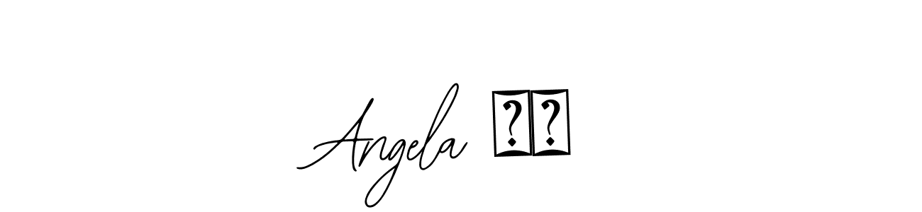 Design your own signature with our free online signature maker. With this signature software, you can create a handwritten (Bearetta-2O07w) signature for name Angela ❤️. Angela ❤️ signature style 12 images and pictures png