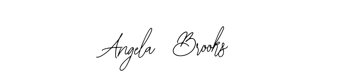 Use a signature maker to create a handwritten signature online. With this signature software, you can design (Bearetta-2O07w) your own signature for name Angela  Brooks. Angela  Brooks signature style 12 images and pictures png