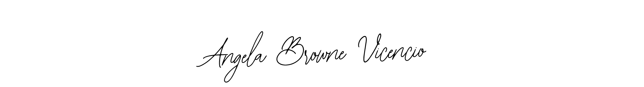 Create a beautiful signature design for name Angela Browne Vicencio. With this signature (Bearetta-2O07w) fonts, you can make a handwritten signature for free. Angela Browne Vicencio signature style 12 images and pictures png